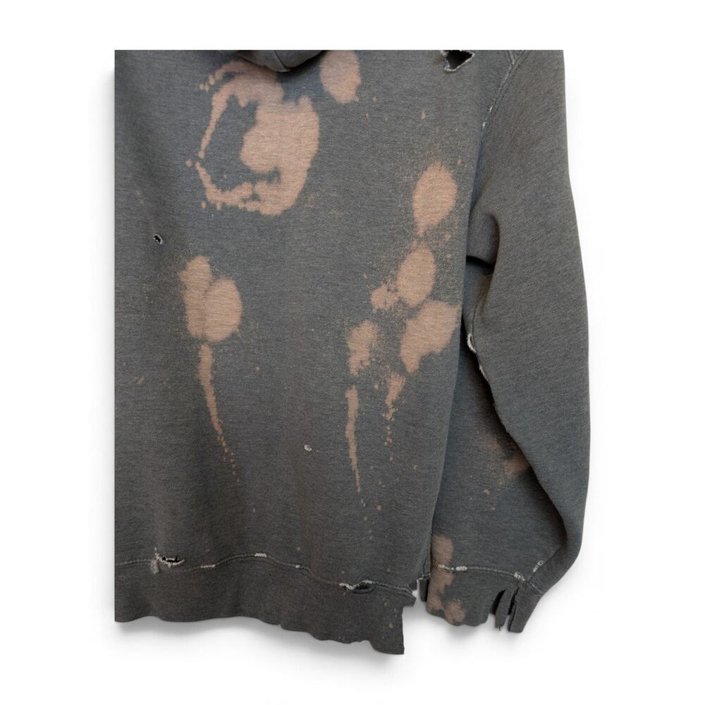 COUGAR SOCCER Destroyed Hoodie Sweatshirt Holes Marker Stains Rips Tears - Small - Picture 5 of 5